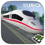 Cover Image of Euro Train Simulator v2022.0 MOD APK (Free Shopping)