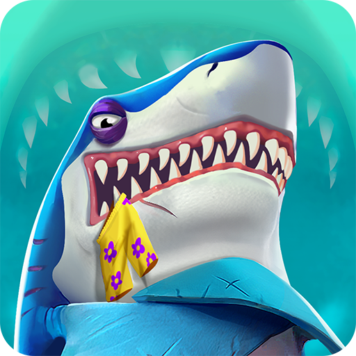Cover Image of Hungry Shark Heroes MOD APK + OBB v3.4 (Damage/God Mode)