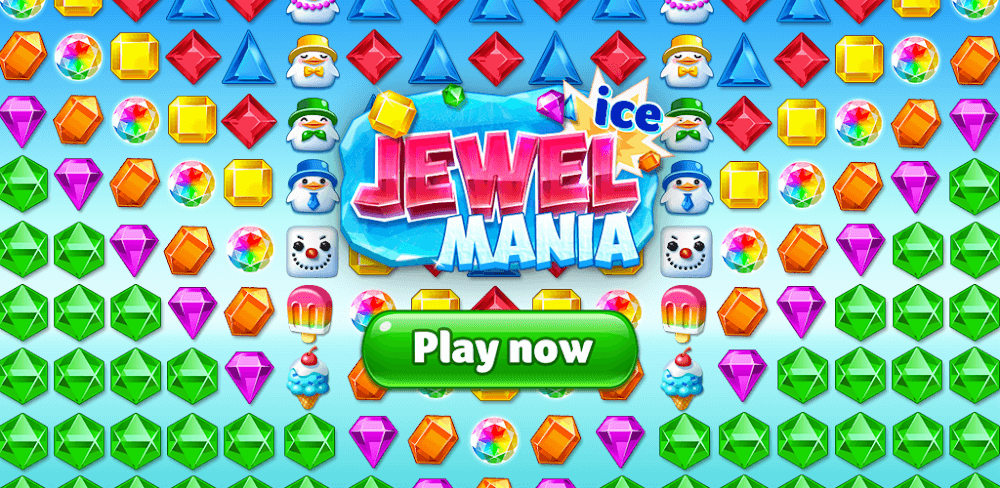 Cover Image of Jewel Ice Mania v24.0603.00 MOD APK (Auto Win)