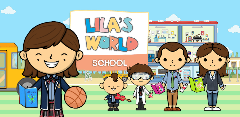 Cover Image of Lila's World: My School v1.0.7 MOD APK (Unlock All Content)