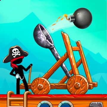 Cover Image of The Catapult: Castle Clash with Stickman Pirates v1.3.5 MOD APK (Unlimited Money/Unlocked) Download