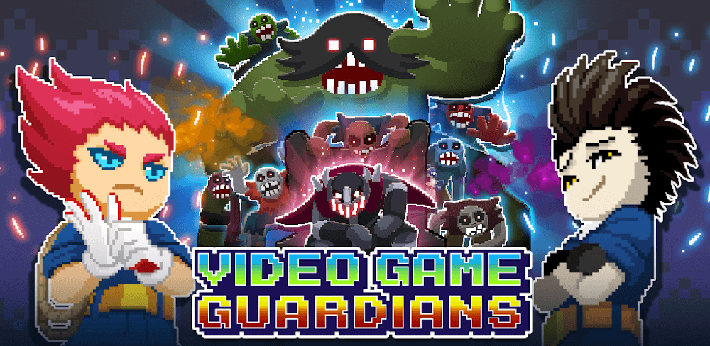 Cover Image of Videogame Guardians v3.1.21 MOD APK (God Mode, Attack Multiplier)