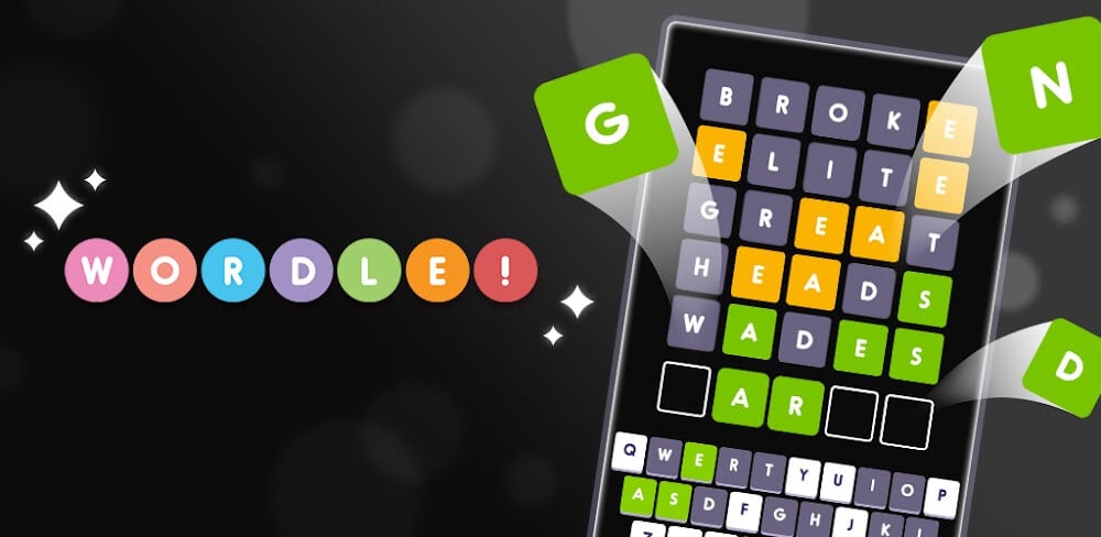 Cover Image of Wordle! v1.70.1 MOD APK (Unlimited Money, Hint, Skip)