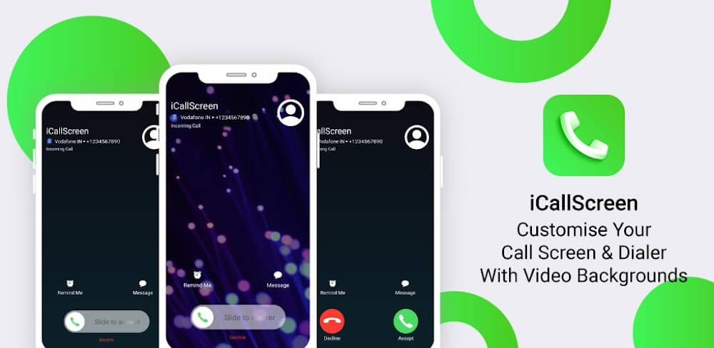 Cover Image of iCallScreen v2.7.1 MOD APK (Premium Unlocked)